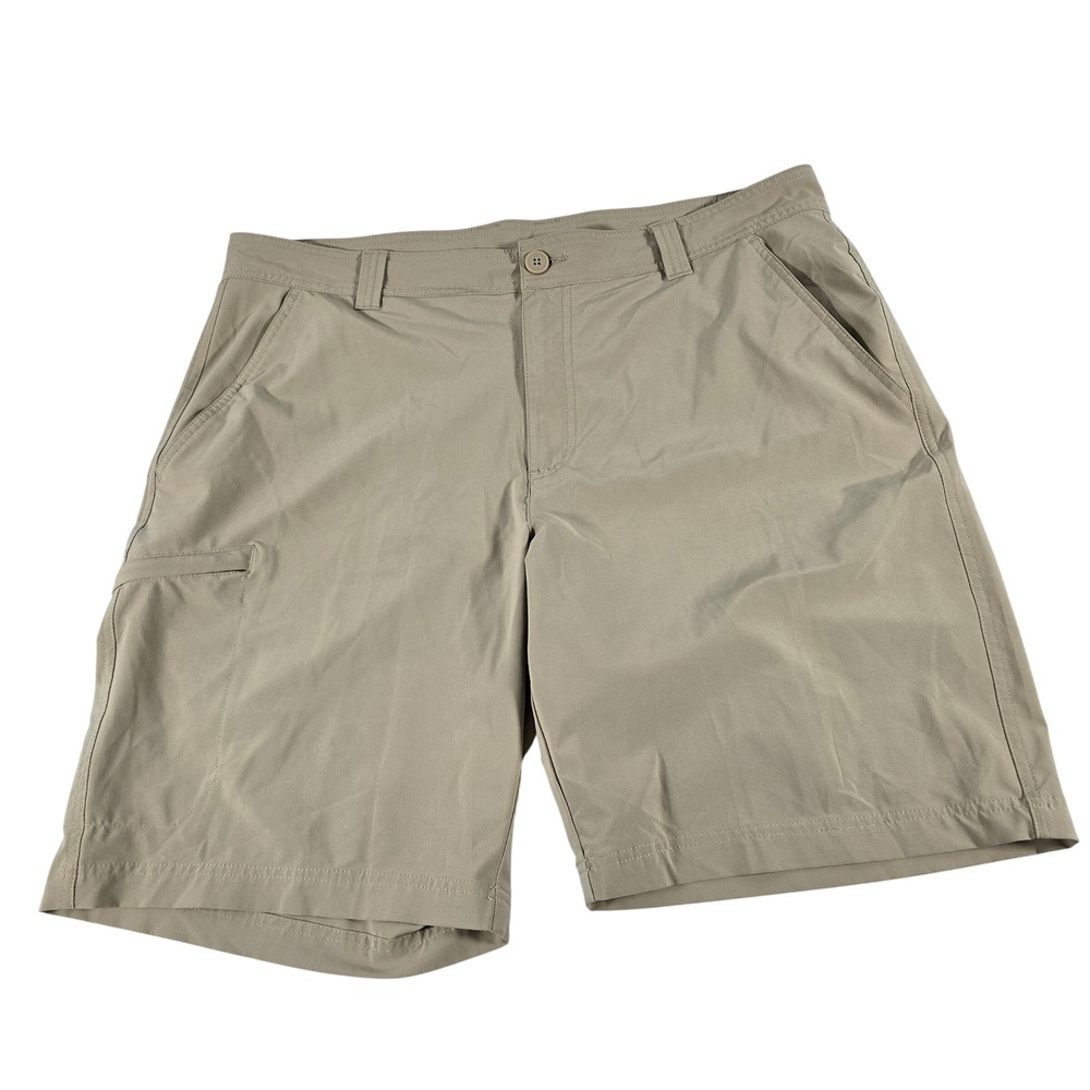 Columbia Mens Tan Khaki Performance Outdoor Shorts XM8723 Size 38 10L